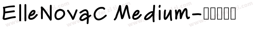 ElleNovaC Medium字体转换